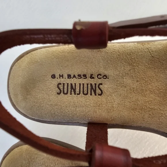 G.H. Bass & Co. Sunjuns Women's Brown Sandals - Picture 2 of 8